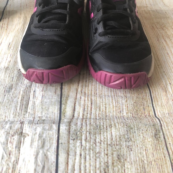 New Balance Girl’s Tennis Shoes Black Purple 2.5 - Picture 5 of 6